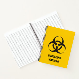 Biohazard Icon Notebook