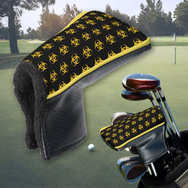 Biohazard Icon Pattern Golf Head Cover (Creator Uploaded)