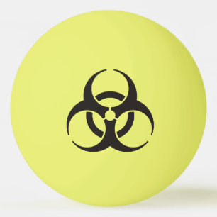 Biohazard Icon Ping Pong Ball