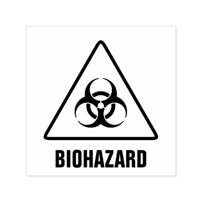 Biohazard Icon Self-inking Stamp (Design)