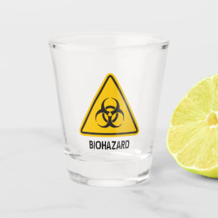 Biohazard Icon Shot Glass