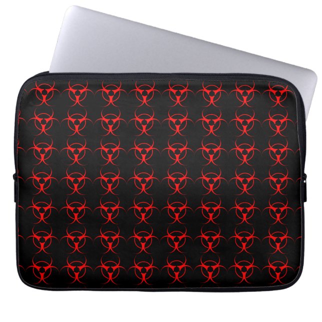 Biohazard Laptop Case Biohazard GMO Laptop Sleeve- (Front)