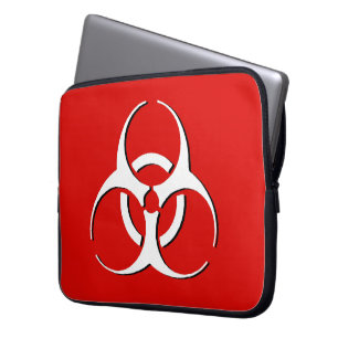 Biohazard Laptop Sleeve - Classic Bone, Ash, Blood