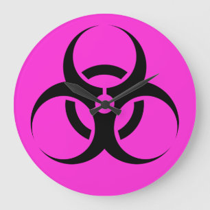 Biohazard Large Clock