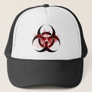 biohazard merch trucker hat