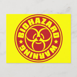 BIOHAZARD POSTCARD