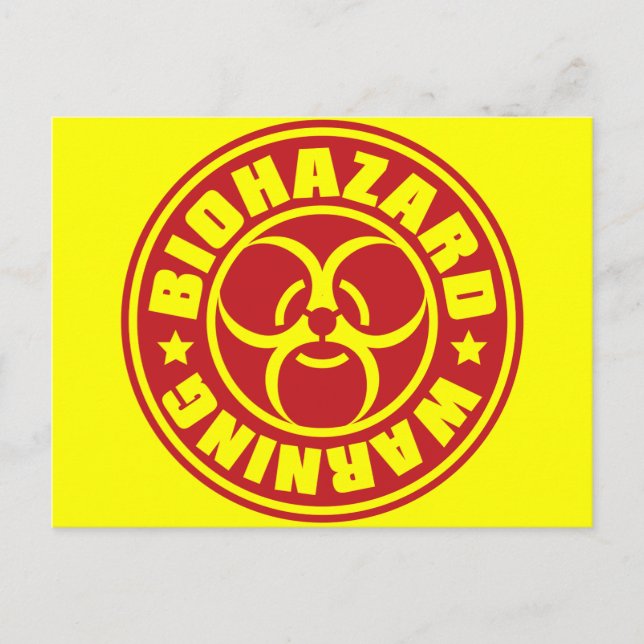 BIOHAZARD POSTCARD (Front)