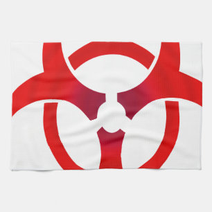 Biohazard - RED Tea Towel