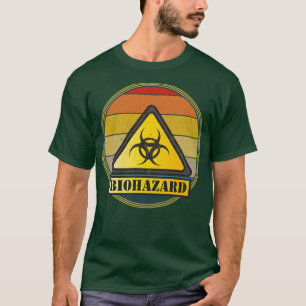 Biohazard Sign Vintage Distressed T-Shirt