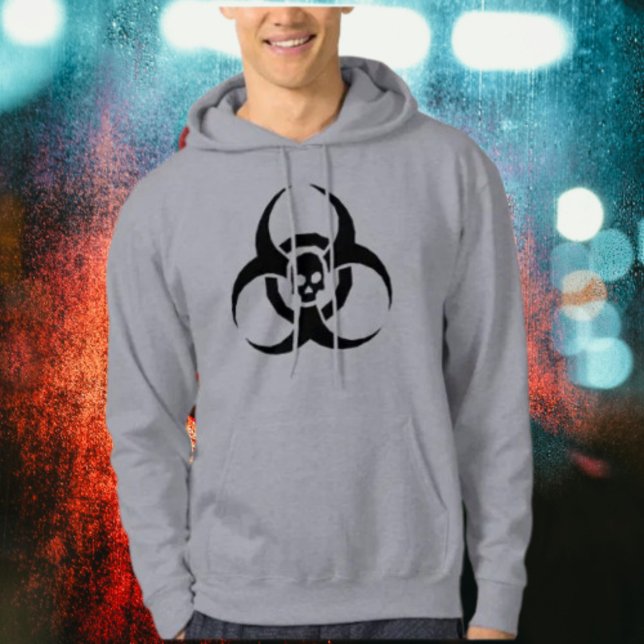 Biohazard Skull Hoodie (Creator Uploaded)