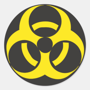 Biohazard Sticker