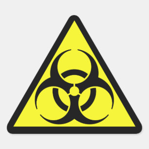 Biohazard Sticker