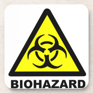 Biohazard Symbol Coaster