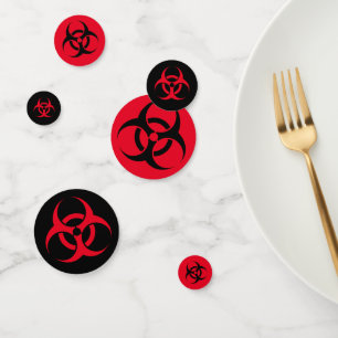 Biohazard Symbol Confetti