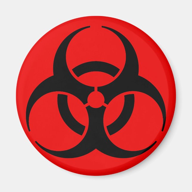Biohazard Symbol Magnet (Front)