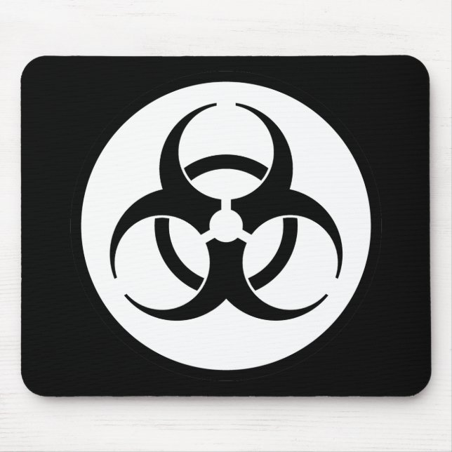 Biohazard Symbol Mousepad (Front)