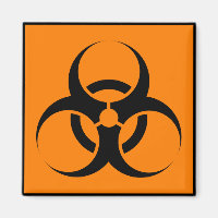 Biohazard Symbol PartyTime Wine Cheese Dinner