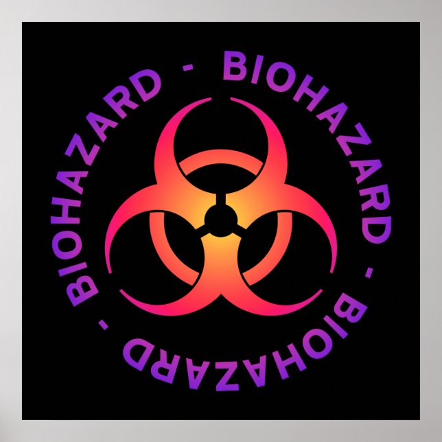 Biohazard Symbol Poster (Front)