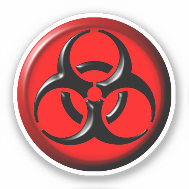 Biohazard Toxic Symbol (Front)