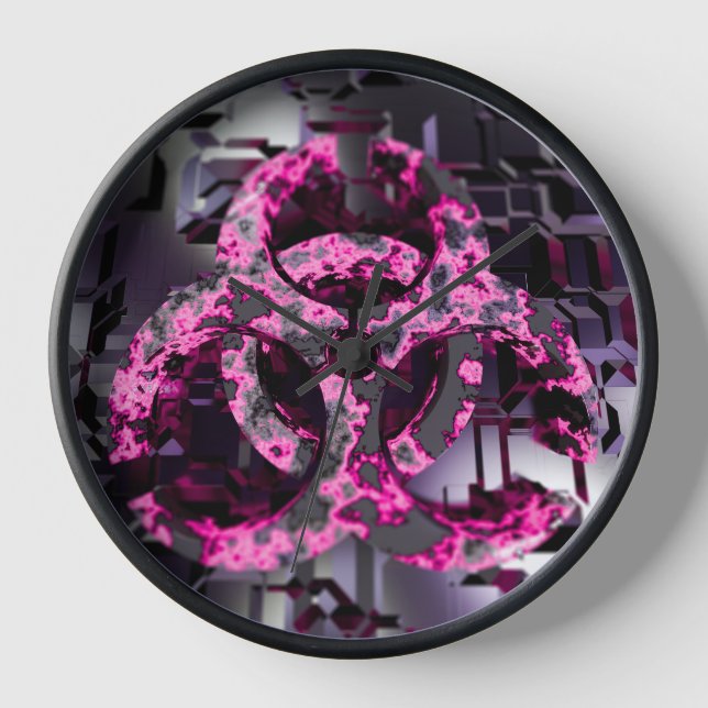 Biohazard Wall Clock (Front)