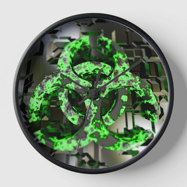 Biohazard Wall Clock (Front)