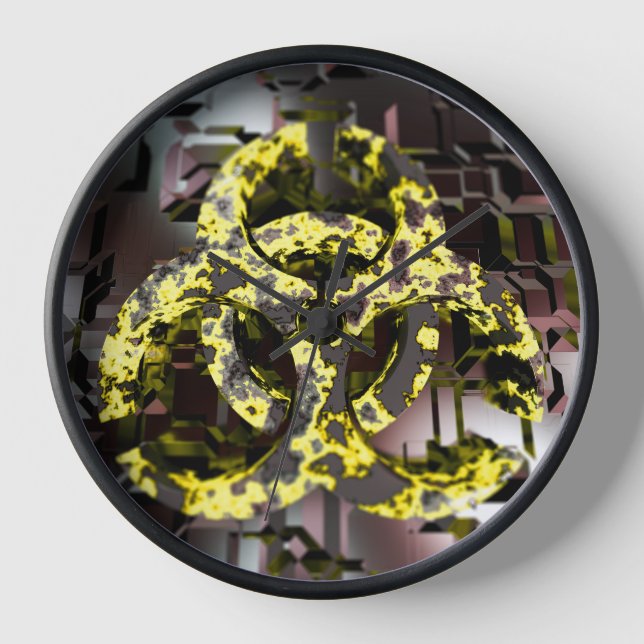 Biohazard Wall Clock (Front)