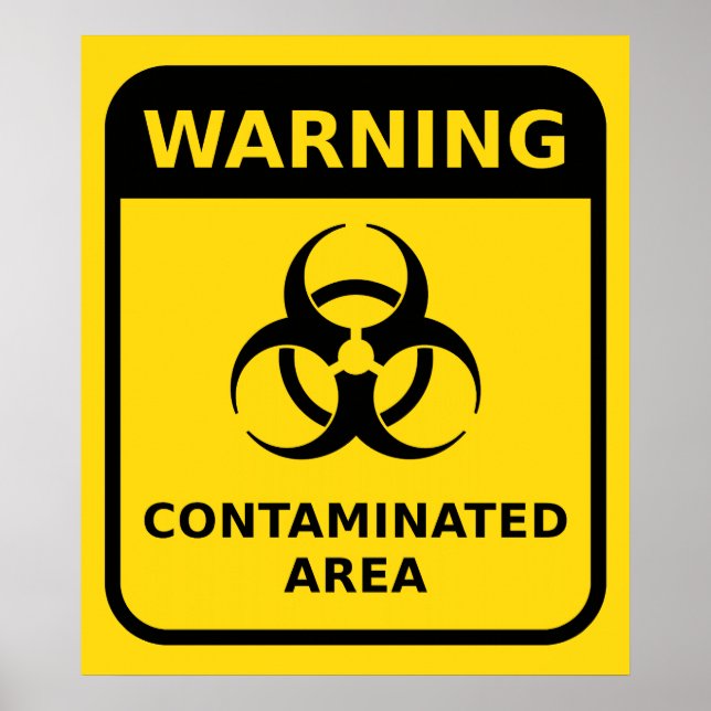 Biohazard Warning Sign (Front)