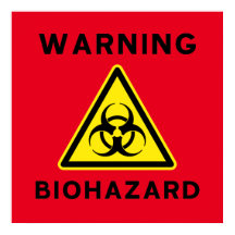 Biohazard Warning Sign Poster