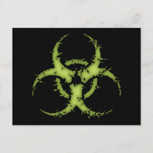 Biohazard -xdist postcard
