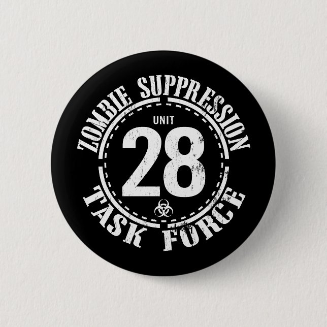 Biohazard: Zombie Contagion Button (Front)