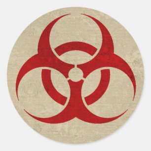 Biohazard / Zombie Sticker