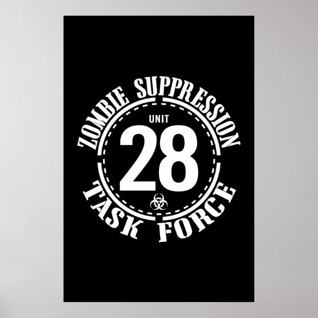 Biohazard Zombie Task Force Poster (Front)