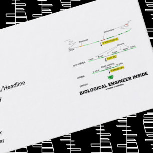 Biological Engineer Inside (Transcription) Business Card