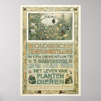 Biological Exhibition Poster, Dutch, Van Hoytema, Poster