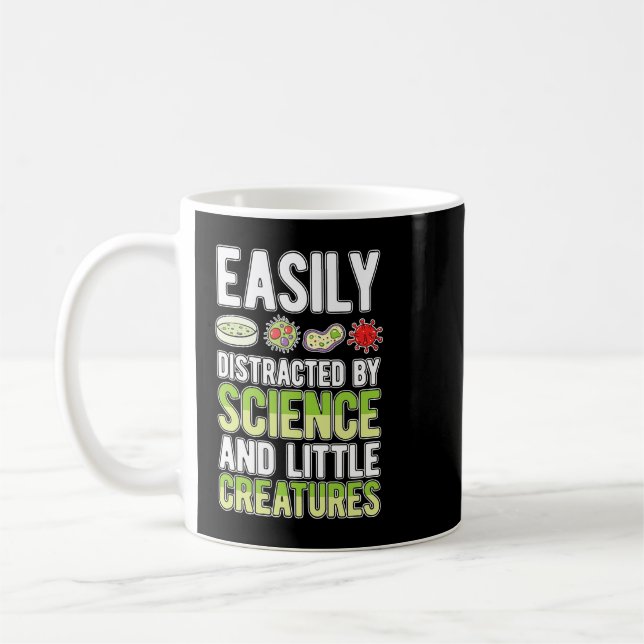 Biologist Bacteria Scientist Science Student Biolo Coffee Mug (Left)