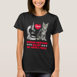 Biologist Cute Science Student Teacher  Biology Ca T-Shirt