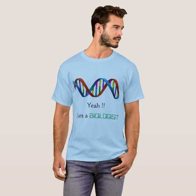 Biologist/DNA/Scientist T-shirt (Front Full)