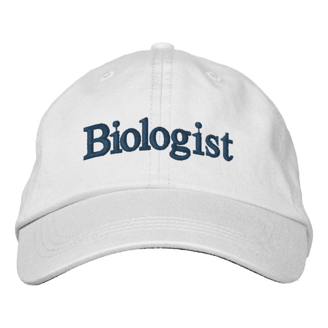 Biologist Embroidered Hat (Front)