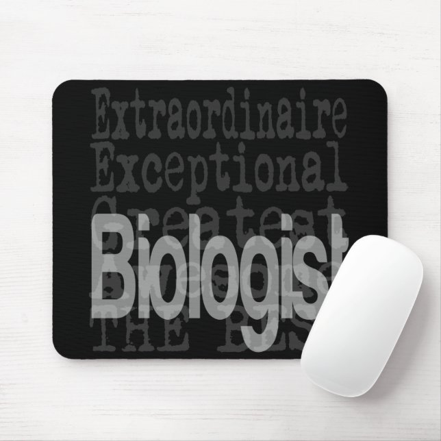 Biologist Extraordinaire Mouse Mat (With Mouse)