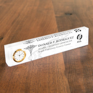 Biologist Geneticist Personalised Nameplate