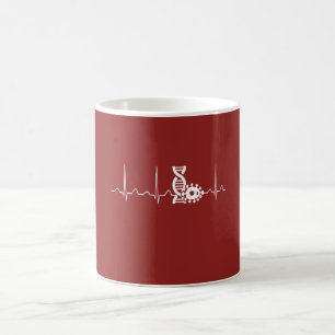 Biologist Heartbeat Coffee Mug