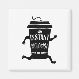 Biologist Microscope Biology Study Gift Idea Magnet