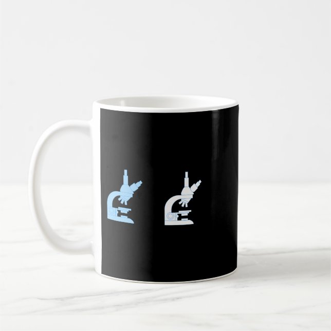 Biologist Microscope Laboratory Funny Biology Scie Coffee Mug (Left)