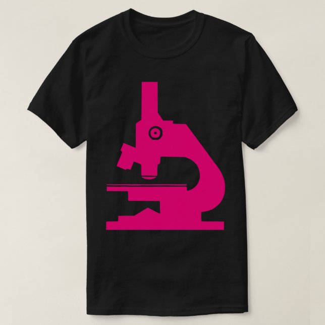 Biologist Microscope Laboratory Funny Biology Scie T-Shirt (Design Front)