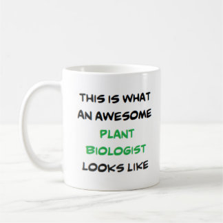 biologist plant, awesome coffee mug