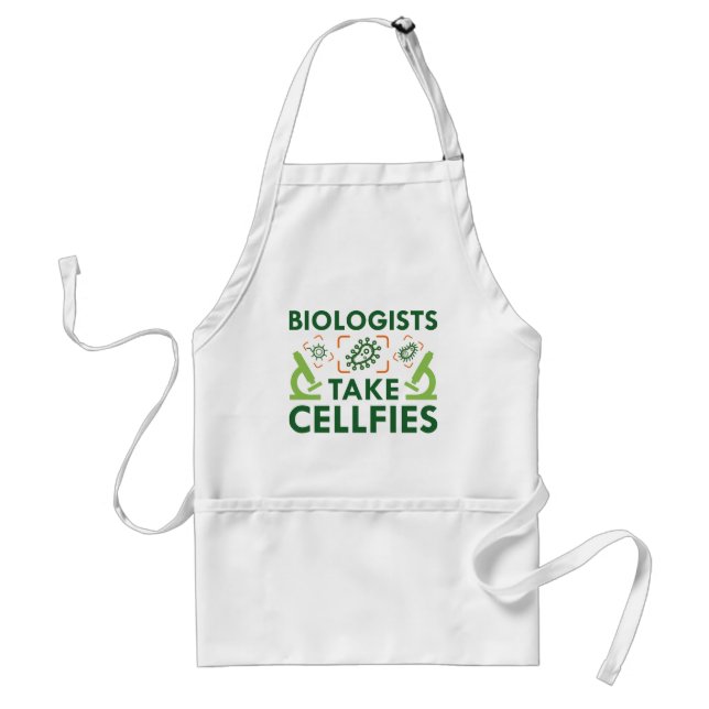 Biologists Take Cellfies Standard Apron (Front)