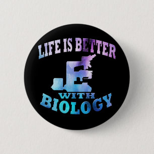 Biology 6 Cm Round Badge