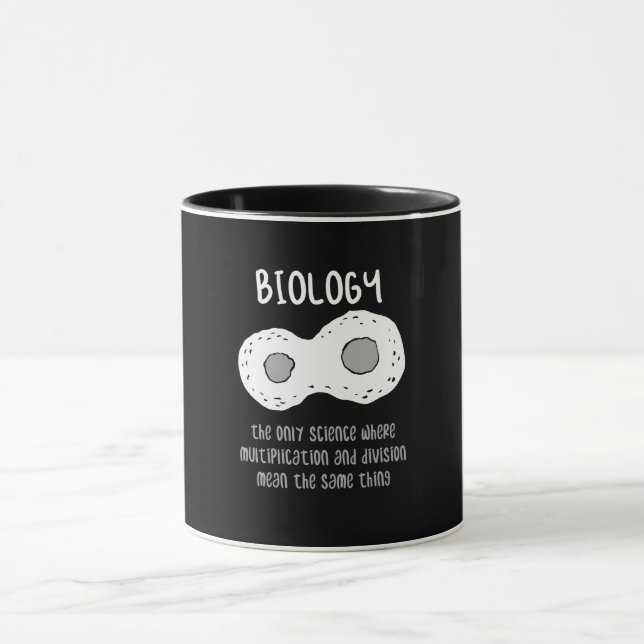 Biology - Biology The Only Science Gift Mug (Center)