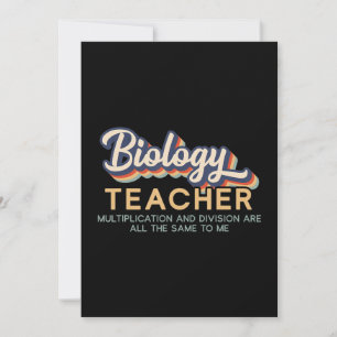 biology cell division science  -  biology teacher holiday card