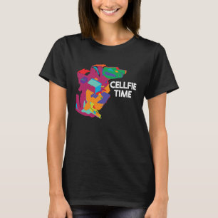 Biology Cellfie Time Science Pun Lab Scientist T-Shirt